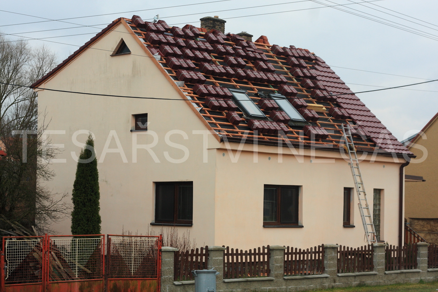 Rekonstrukce střechy Letovice - Třebětín 4