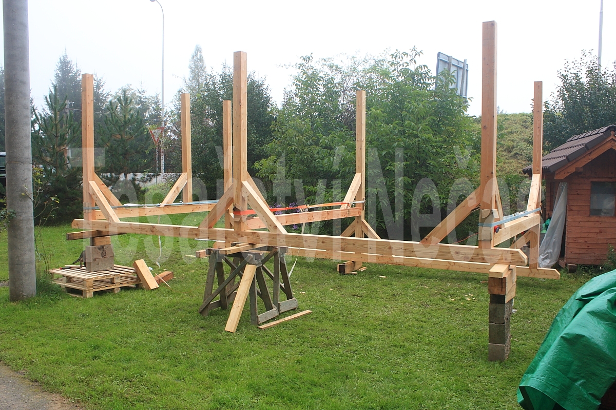 Pergola z modřínu 1