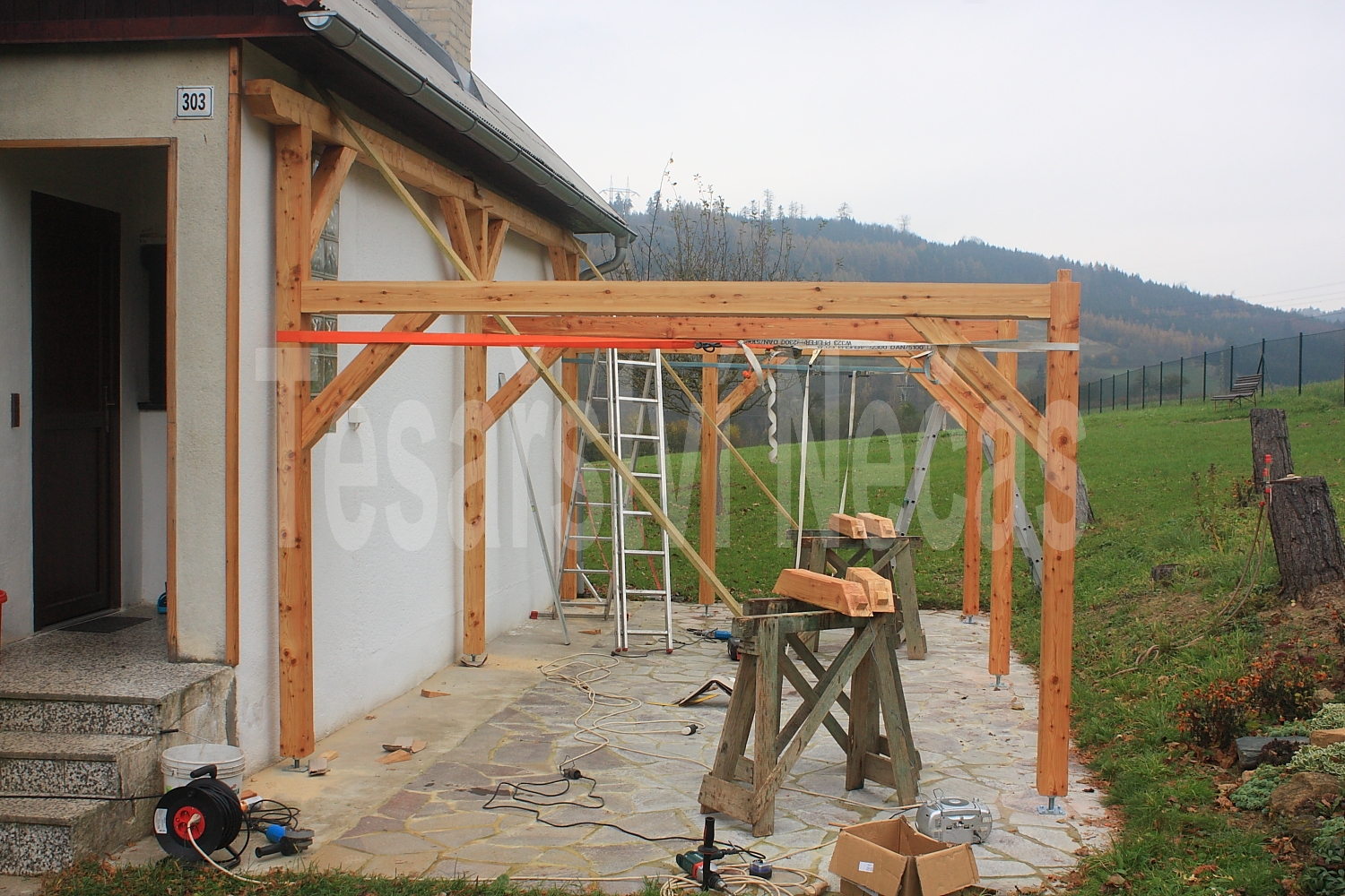 Pergola z modřínu 4